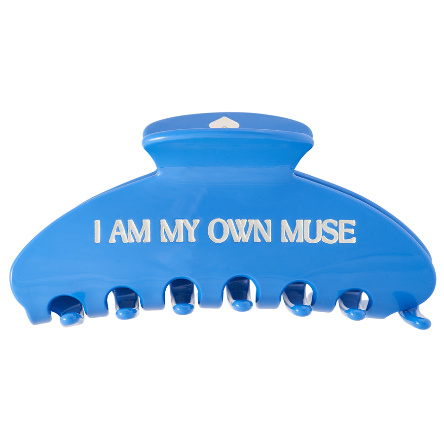 Ace Clip I AM MY OWN MUSE in Bold Blue