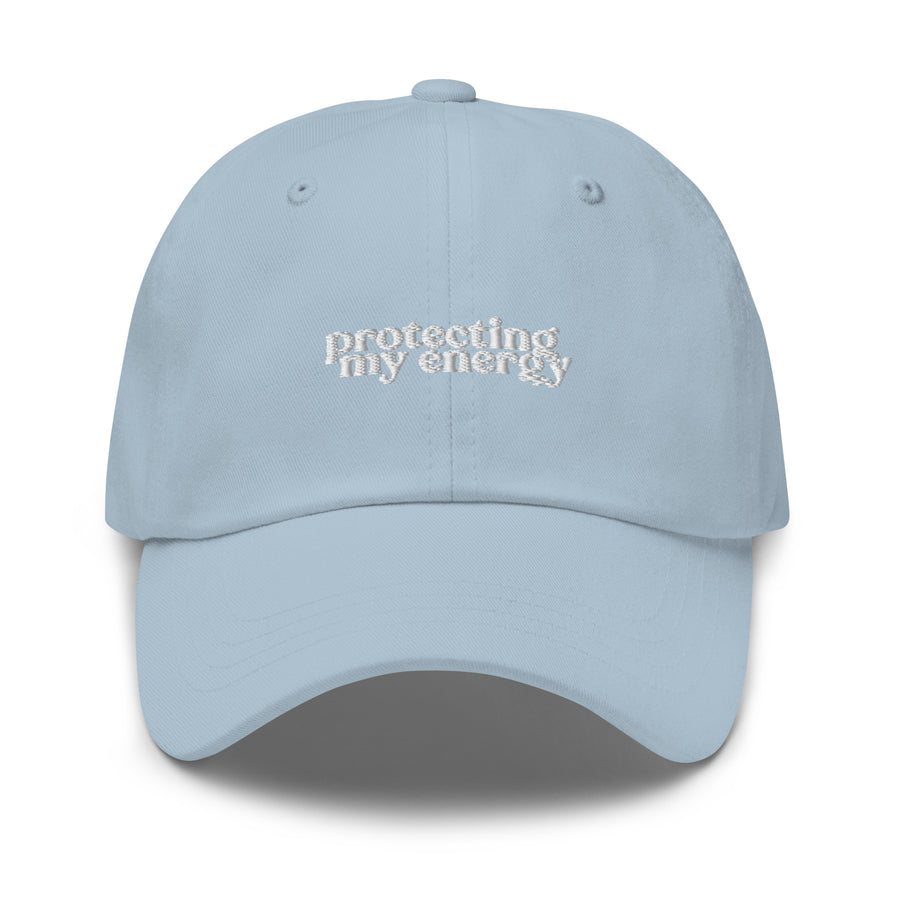 Statement Cap PROTECTING MY ENERGY in BabyBlue