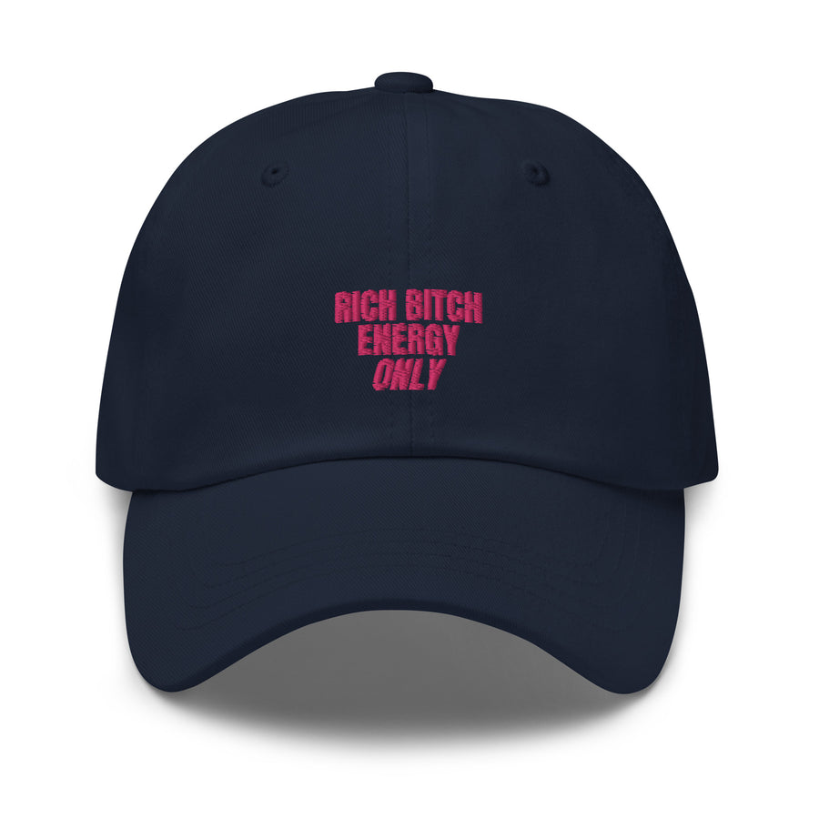 Statement Cap RICH BITCH ENERGY ONLY in Navy