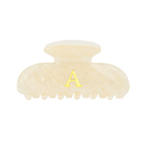 Letter Clip A in Marble Glam