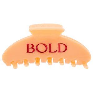 Ace Clip BOLD in Peachy Salmon (engraved)