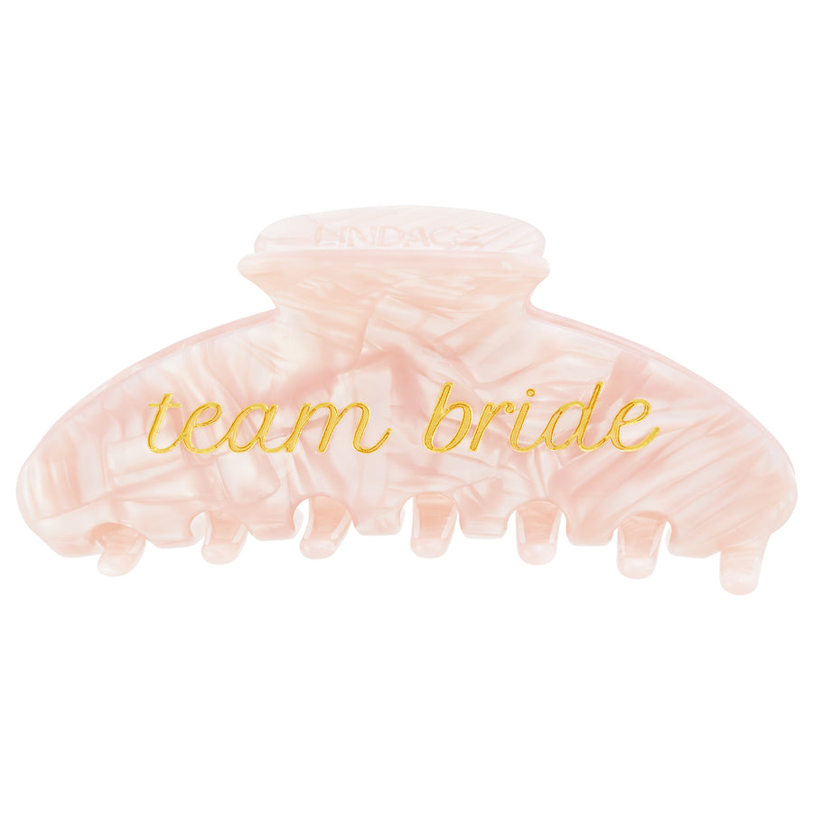 Ace Clip TEAM BRIDE in Bridal Rosé (engraved)