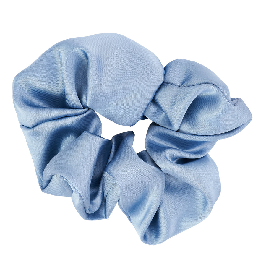 Premium Satin Scrunchie in Blueberry