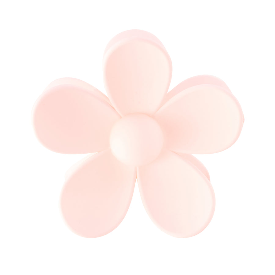 Flower Clip in Soft Peach