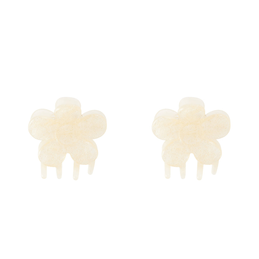 Flower Clip Mini Set in Marble Glam