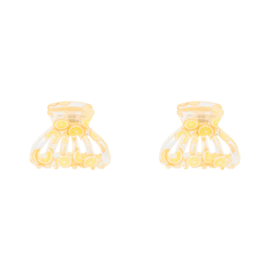 Liv Clip Mini Set in Transparent Lemon